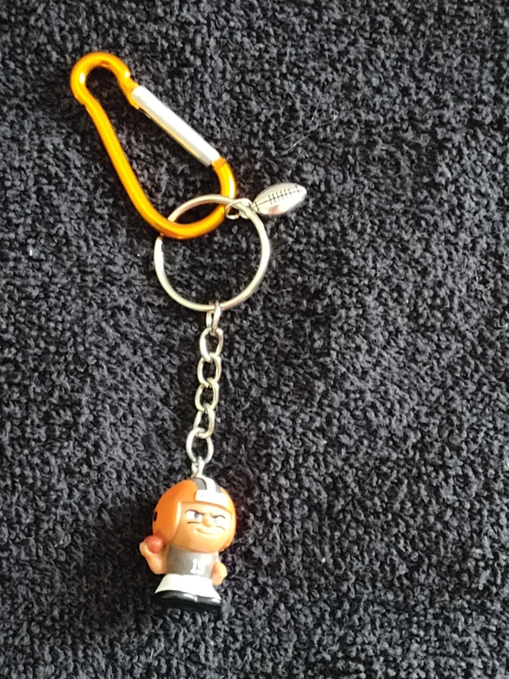 NFL 🏈 Cleveland Browns #19 KOSAR Teenymates Keychain - Orange